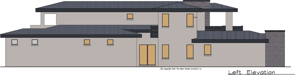 Left elevation