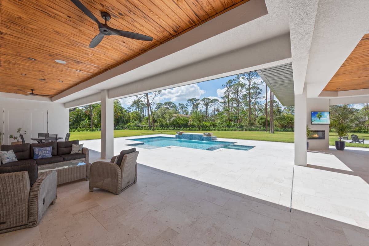Covered lanai
