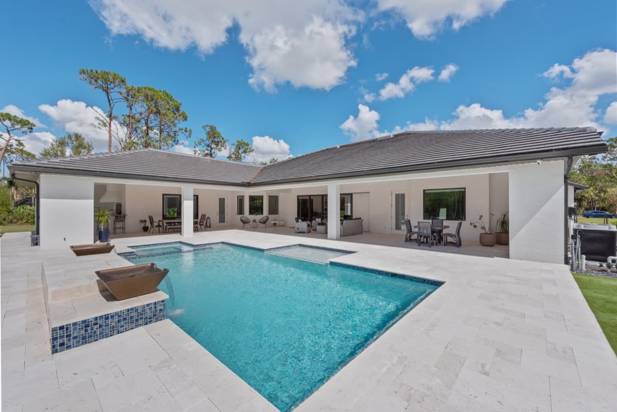 Resort-style pool