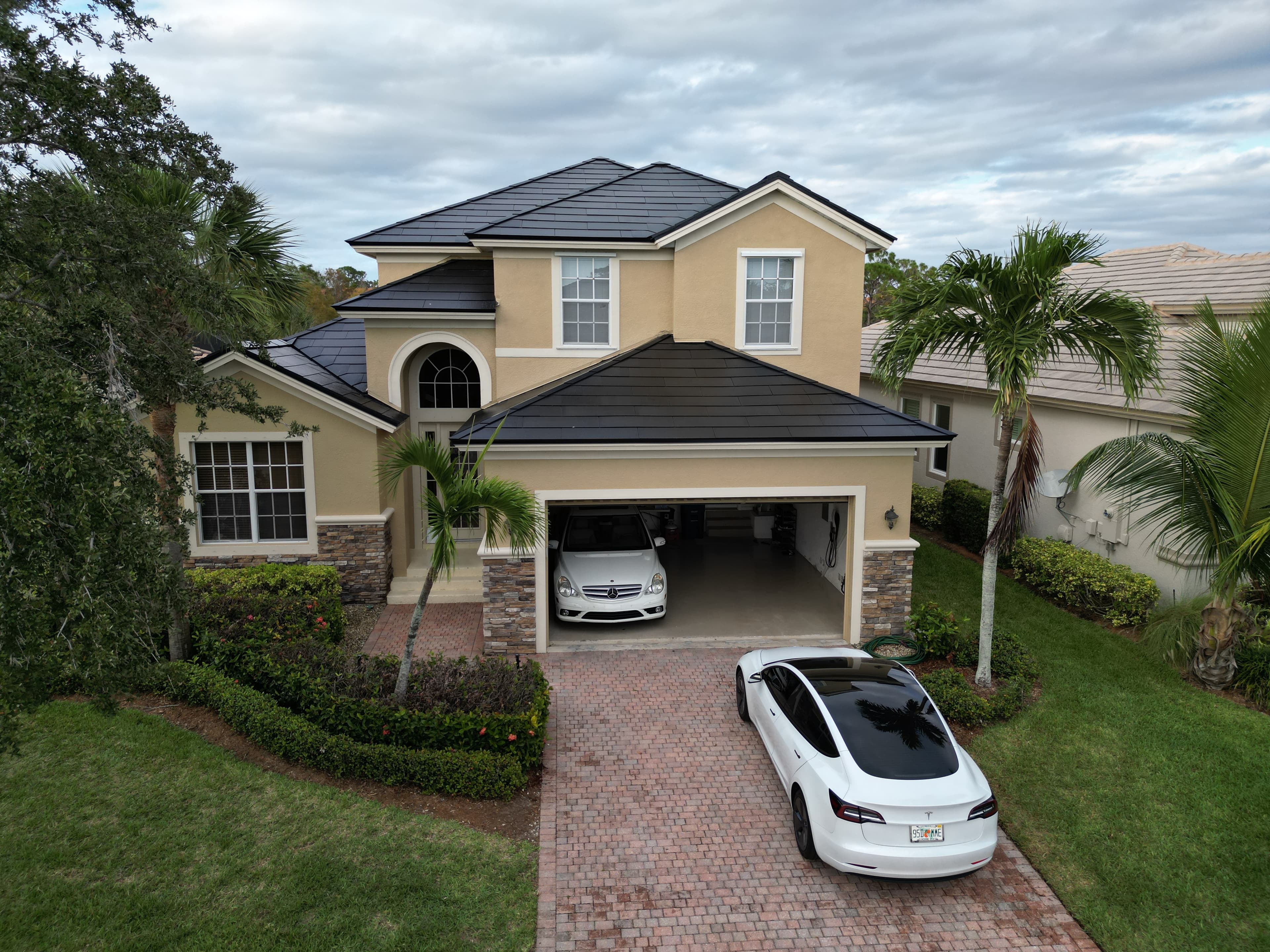 Naples home with Solar Roof